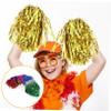 Anneome Cheerleaders Poms 8pcs Cheerleading Shiny Cheer Props for Sports Games view 4