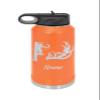 Bow Deer Hunter 20oz or 32oz Water Bottle -Double Wall Insulated - Stainless Steel - Personalized Engraving Including view 2