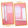 LIOOBO 25pcs Handheld Referee Flags Lightweight Waving Flags for Sports Events and Match Cheering Multi-function Commanding Solid view 4