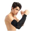 LIOOBO Elbow Pads Compression Arm Sleeves for Men and Women Protective Sports Sleeve for Basketball Football Volleyball Baseball Moisture-wicking Non-slip Design Black view 1