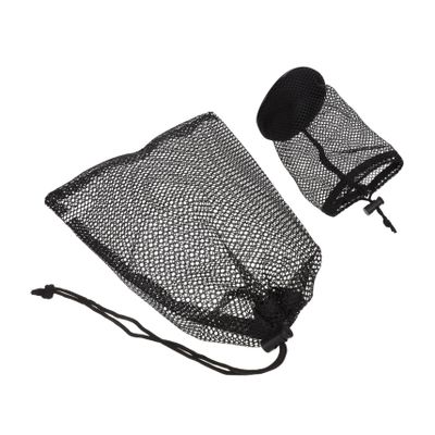LIOOBO 2pcs Golf Net Bag Mesh Storage Bag for Golf Balls Table Tennis Baseballs Badminton Drawstring Closure