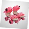 Anneome Adjustable Double Row Skates Wheels Boy Girl's Skate Shoes Shoelace Girls Boys view 2