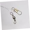 Anneome High Visibility Fishing Hooks Fish Shapes Luminous String Hooks Carbon Steel for Bass Fishing view 3
