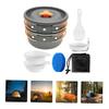 Anneome 1set Portable Camping Cooking Set Lightweight Outdoor Cookware -Skid Handles Pot for High-Temperature Cooking for Hiking and Camping Trips view 3