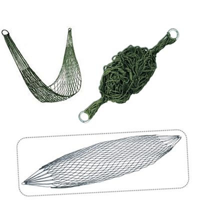 Anneome Thickened Mesh Hammock Sleeping Net Lightweight Nylon for Camping Hiking Outdoor Activities Random Style