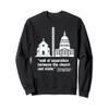Build the Wall Separation Of Church and State America God Sweatshirt view 1