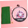 Anneome Golf Practice Mat Chipping Netting for Indoor Outdoor Portable Chipping Pitching Cage Instant Pop-up Design view 3