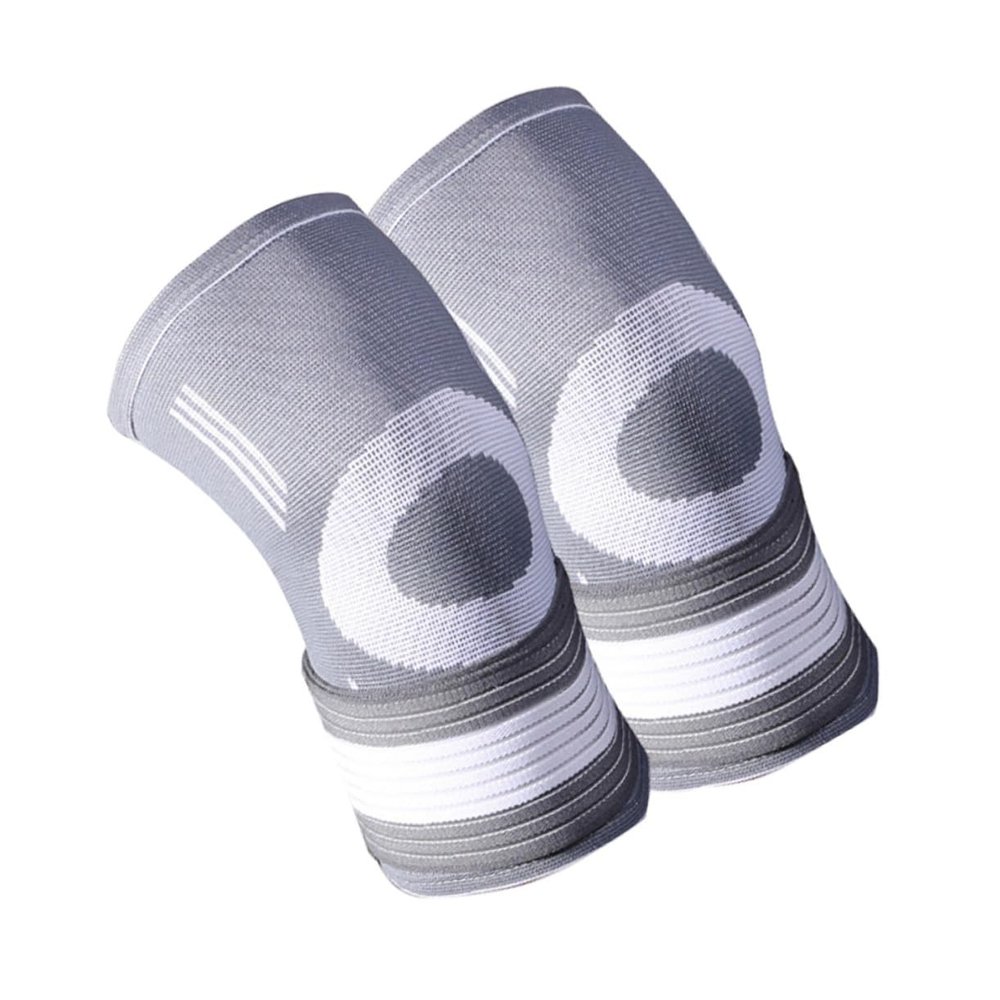 Anneome 1 Pair Sports Knee Wraps Compression Knee Brace for Running Basketball Men Women Knee Support Cover