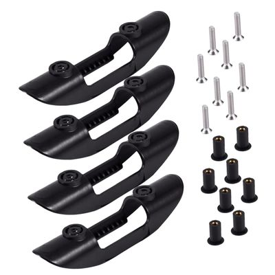 Anneome 20pcs Kayak Paddle Clip Mounts Plastic Paddle Fixing Buckles Nuts and Screws for Kayak Holder