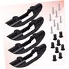 Anneome 20pcs Kayak Paddle Clip Mounts Plastic Paddle Fixing Buckles Nuts and Screws for Kayak Holder view 3