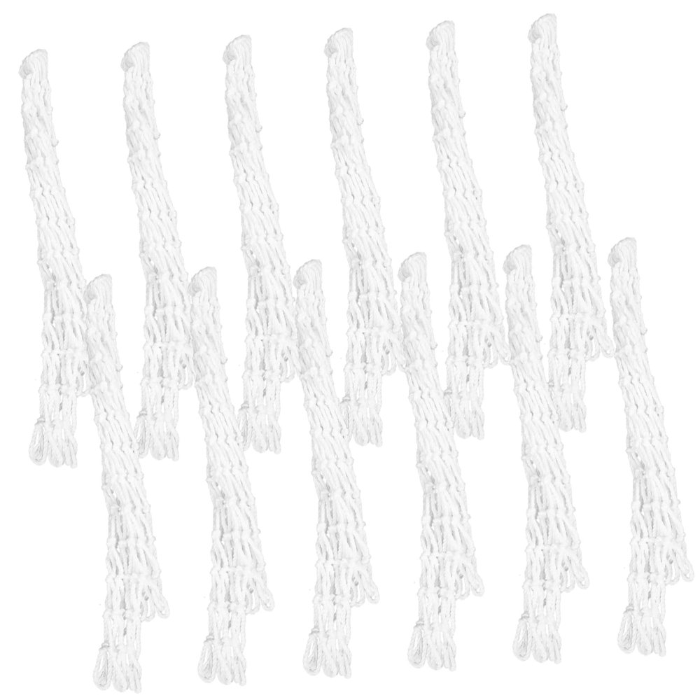 LIOOBO 12pcs Billiard Pool Table Pockets Net Storage for Billiards for Professional and Non-Professional Use Suitable for Sports Venues and Schools