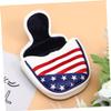 Anneome USA Flag Style Pu Leather Mallet Putter Cover Golf Club Head Cover for Men view 2
