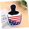 Anneome USA Flag Style Pu Leather Mallet Putter Cover Golf Club Head Cover for Men view 4