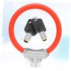 Anneome Lock Steel Cable Lock Horseshoe Ring for Cycling Parts Outdoor Riding Security Watermelon Red Theft Design view 2