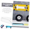 LIOOBO Multi-Function Skateboard Wall Mount Hanger Durable Acrylic Display Rack for Skateboards Easy to Install Storage Space-Saving Design Holds Skate Decks Securely view 3