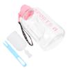 LIOOBO Collapsible Water Bottle Large Capacity Sports Water Bottle Reusable Outdoor Fitness Cleaning Brush Sturdy view 1