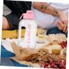 LIOOBO Collapsible Water Bottle Large Capacity Sports Water Bottle Reusable Outdoor Fitness Cleaning Brush Sturdy view 3