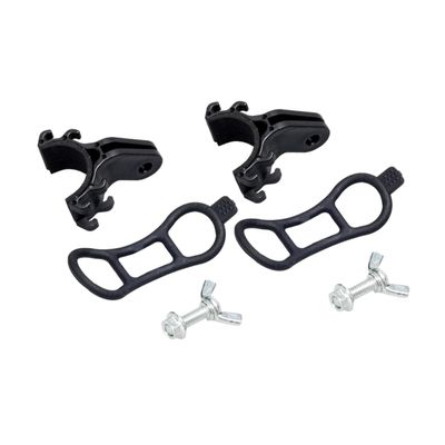 Anneome 2pcs Bike Handlebar Extender Mount for Flashlight Race Number Holder Support Rack for Cycling Easy to Install Lightweight Design
