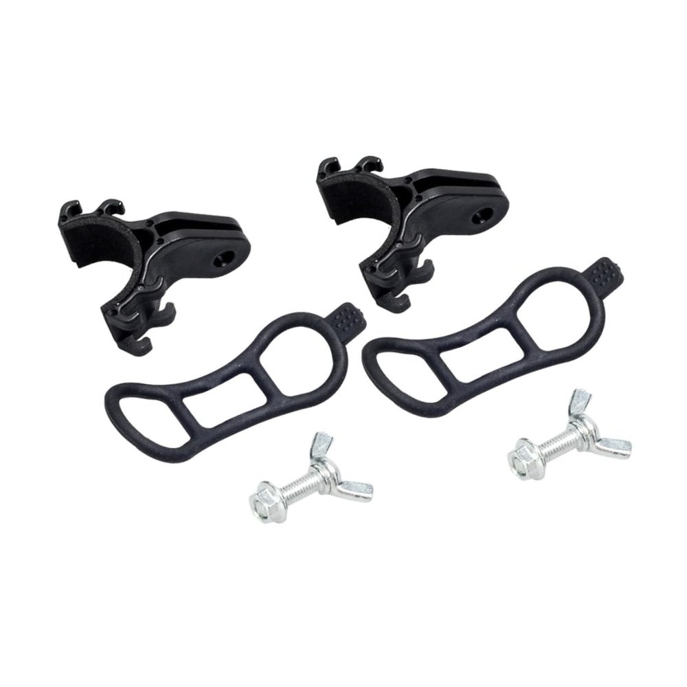 Anneome 2pcs Bike Handlebar Extender Mount for Flashlight Race Number Holder Support Rack for Cycling Easy to Install Lightweight Design