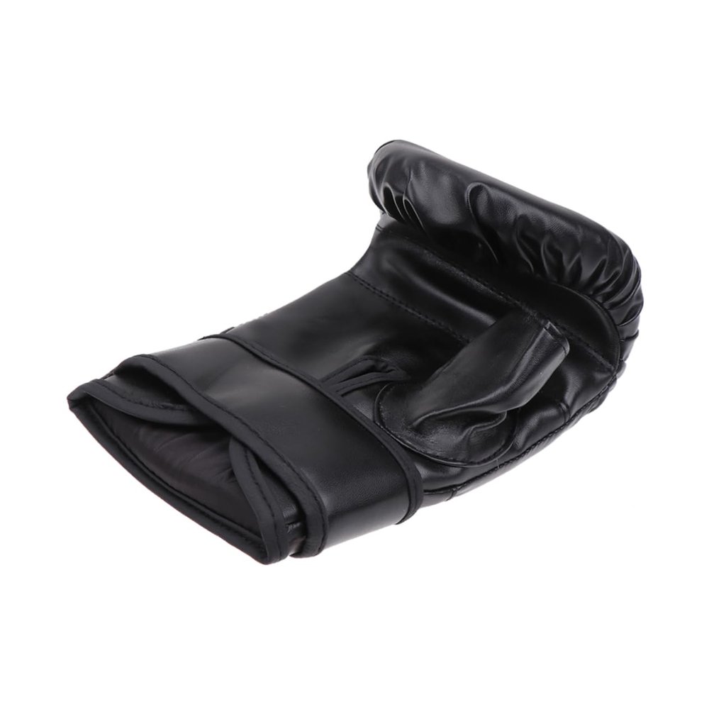 Anneome Pu Boxing Gloves for Adults Sparring Hand Pads Breathable and Mitts for Taekwondo Kickboxing Karate Training Black