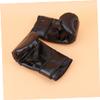 Anneome Pu Boxing Gloves for Adults Sparring Hand Pads Breathable and Mitts for Taekwondo Kickboxing Karate Training Black view 2