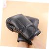 Anneome Pu Boxing Gloves for Adults Sparring Hand Pads Breathable and Mitts for Taekwondo Kickboxing Karate Training Black view 4