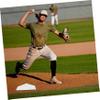 BCOATH 5pcs Rubber Baseball Softball Home Plate Set Throw Down Bases for Practice for Backyard Games and Sports Training Activities view 4