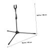 LIOOBO 1pc Creative Glass Fiber Bow Stand Tripod Bow Rack Foldable Design for Easy Storage Hunting Accessory and Organizer view 2
