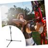 LIOOBO 1pc Creative Glass Fiber Bow Stand Tripod Bow Rack Foldable Design for Easy Storage Hunting Accessory and Organizer view 4