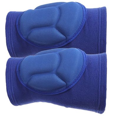 Gogogmee Knee Brace Support for Yoga Roller Skating Dance Portable Protective Cover with Thick Padding for Joint Pain Relief Blue