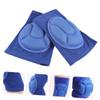 Gogogmee Knee Brace Support for Yoga Roller Skating Dance Portable Protective Cover with Thick Padding for Joint Pain Relief Blue view 3