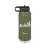 Deer Hunter 20oz or 32oz Double Wall Insulated Waterbottle - Personalized Engraving Included view 2