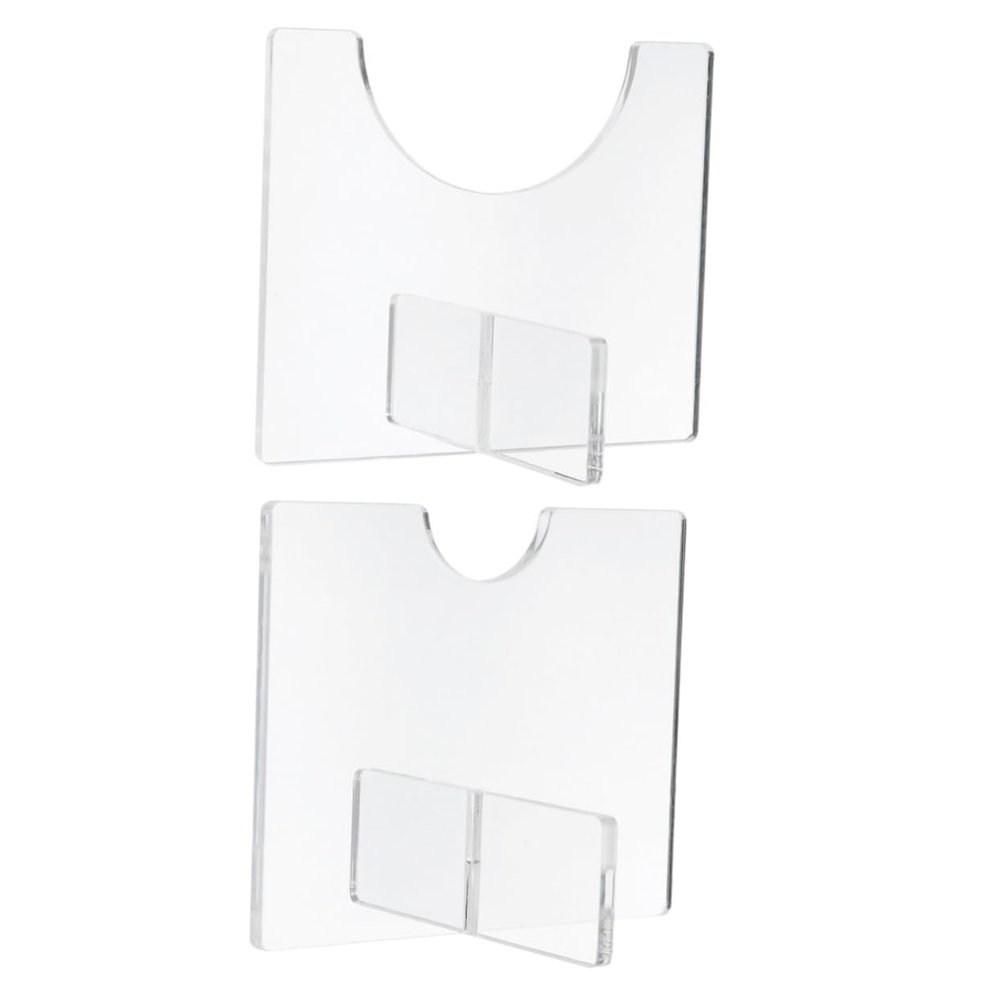 Anneome 2pcs Acrylic Baseball Bat Display Hanger Holder Desktop Rack Stand Fit Boys and Girls Bats Collector Display Holder
