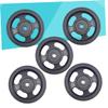 Anneome 5pcs Pulley Bearing Wheel Nylon Pulley for Gym Equipment Fitness Equipment Part Easy to Install Diameter view 3