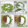 Gogogmee Bridal Wreath Headband for Women Floral Headpiece for Weddings Parties Photos Lightweight Comfortable Design for Brides Bridesmaids view 3