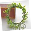 Gogogmee Bridal Wreath Headband for Women Floral Headpiece for Weddings Parties Photos Lightweight Comfortable Design for Brides Bridesmaids view 4