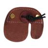 Anneome 1pc Double-Layer Cowhide Finger Protector for Archery Three-Finger Cushion Shooting Accessory for Right-Handed Users Lightweight and Portable Design view 1