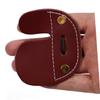Anneome 1pc Double-Layer Cowhide Finger Protector for Archery Three-Finger Cushion Shooting Accessory for Right-Handed Users Lightweight and Portable Design view 3