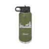 Female Deer Hunter 20oz or 32oz Double Wall Vacuum Insulated Water Bottle - Personalized Engraving Included view 2
