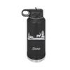 Female Deer Hunter 20oz or 32oz Double Wall Vacuum Insulated Water Bottle - Personalized Engraving Included view 3