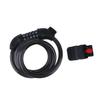 Anneome Combination Bike Lock Theft Cable Lock for Mountain Bikes Motorcycles Scooters Security Black view 1