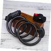 Anneome Combination Bike Lock Theft Cable Lock for Mountain Bikes Motorcycles Scooters Security Black view 4