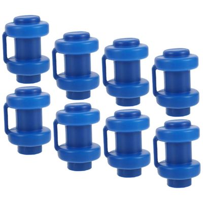 LIOOBO 8pcs Trampoline Pole Caps Plastic Trampoline Parts Anchor Cover Replacement for Enclosure