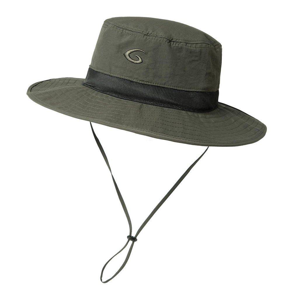 Mens Wide Brim Mesh Sun Hat L XL Extra Large Size UV Protection Boonie Bucket Sunhat Summer Golf Hiking Safari Outdoor Fishing SPF50 Army Green