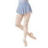 Adult Soft Mesh Side Split Short Dance Skirt Grey Blue view 1