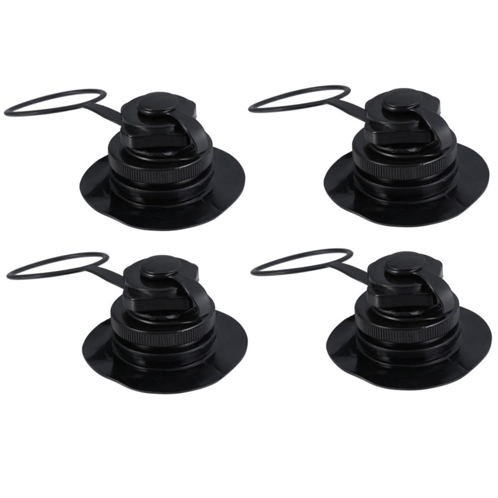 Anneome 4pcs TPU Spiral Air Nozzles Quick Inflation Boat Valves Plug with Anti-Leak Design Durable Material Fit for Inflatable Boats Sups