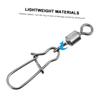 Anneome 100pcs Fishing Rolling Swivels Swivel Connector Kit for Rolling Fishing Hooks view 2