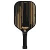Franklin Sports Pro Pickleball Paddles - Signature Series Pro Paddle with MaxGrit Surface - USA Pickleball (USAPA) Tournament Approved - 16mm Polypropylene Core - Black/Gold view 1