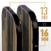 Franklin Sports Pro Pickleball Paddles - Signature Series Pro Paddle with MaxGrit Surface - USA Pickleball (USAPA) Tournament Approved - 16mm Polypropylene Core - Black/Gold view 4
