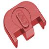NDZ Performance Slide Cover Back Plate for Glock Gen 1-5 G17 G19 G22 G26 G27 G34 G45  Aspis Cut Anodized Aluminum  9mm .40 Cal  USA Made  Red view 3